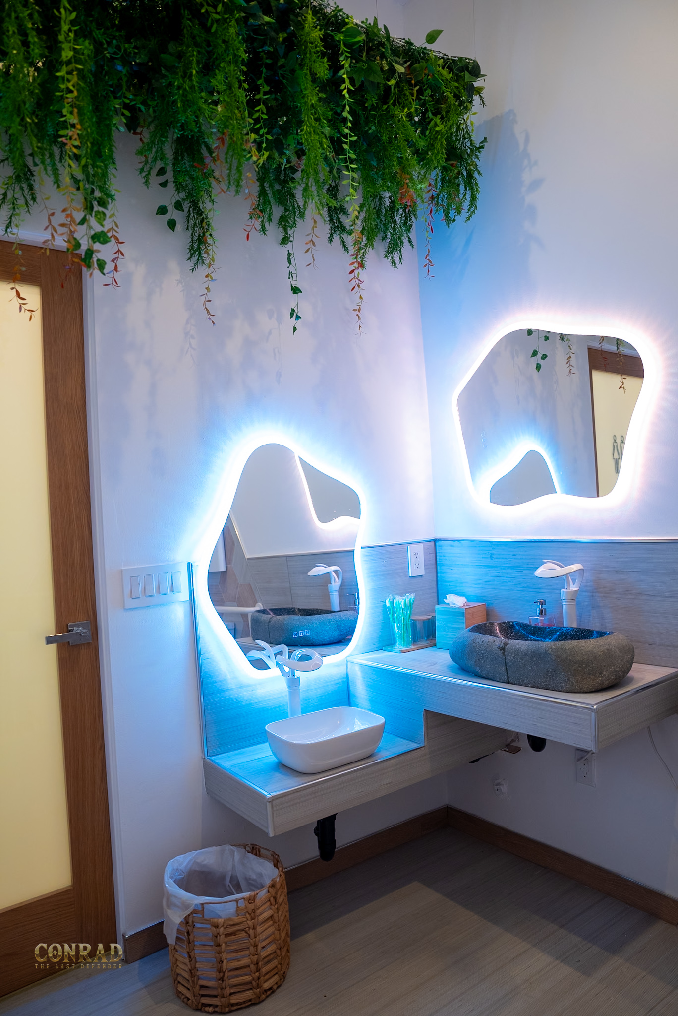 Clean modern restroom at Smiles4Life in Thousand Oaks, CA